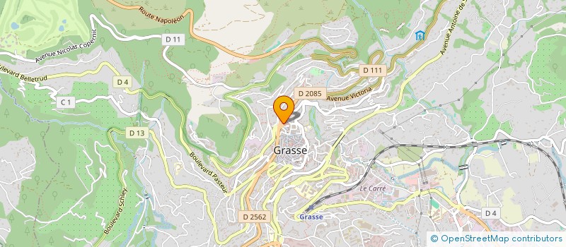 localisation de l'entreprise LE LAC DES MIMOSAS  GRASSE