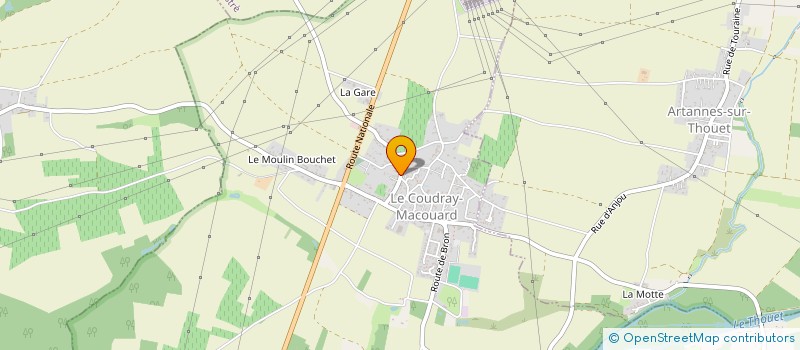 localisation de l'entreprise LE LAC DES SIGNES à LE COUDRAY-MACOUARD