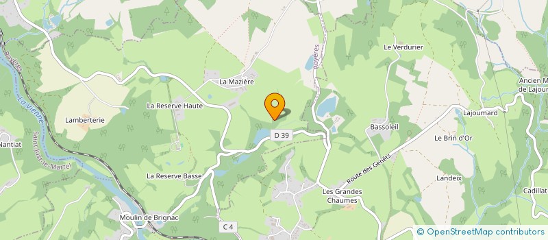 localisation de l'entreprise LE LAC DU DIABLE à ROYERES