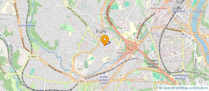 localisation de l'entreprise LE LAC TRANQUILLE  LYON