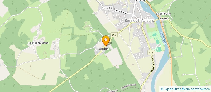 localisation de l'entreprise LE LACHAT  BONNEUIL-MATOURS