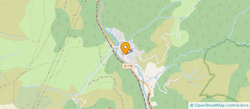 localisation de l'entreprise LE LACHER PRISE  ALET-LES-BAINS