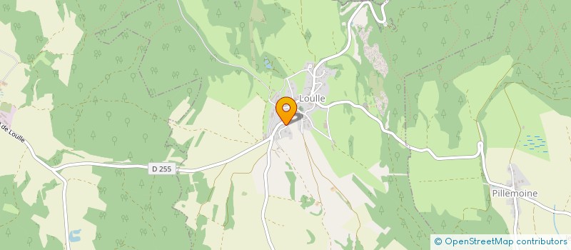 localisation de l'entreprise LE LACUZON  LOULLE