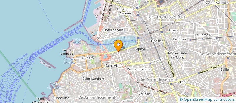 localisation de l'entreprise LE LACYDON 28 à MARSEILLE