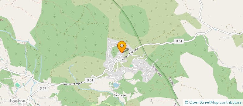 localisation de l'entreprise LE LACYDON M7  TOURTOUR