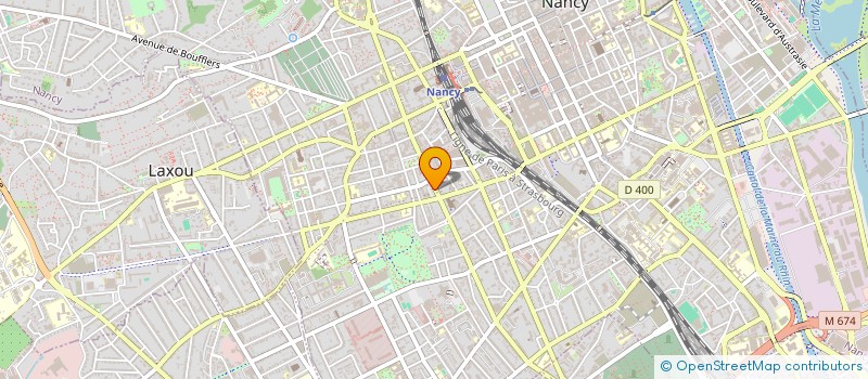 localisation de l'entreprise LE LAETITIA à NANCY