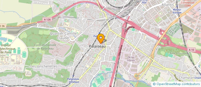 localisation de l'entreprise LE LAGON à PALAISEAU