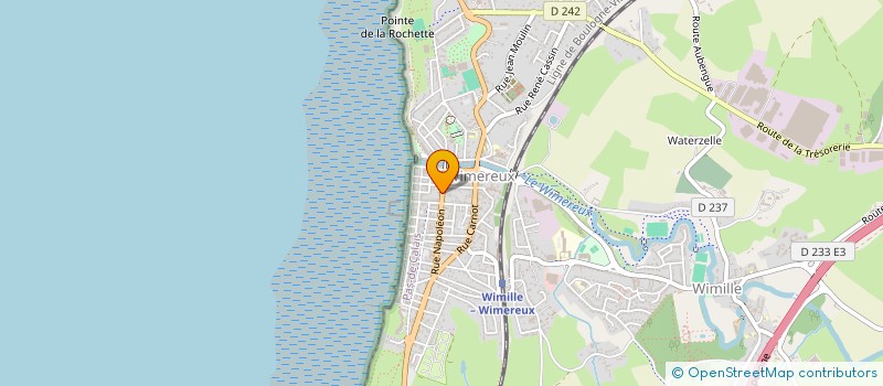 localisation de l'entreprise LE LAGON à WIMEREUX