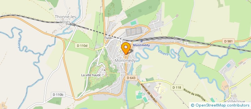 localisation de l'entreprise LE LAGON à MONTMEDY