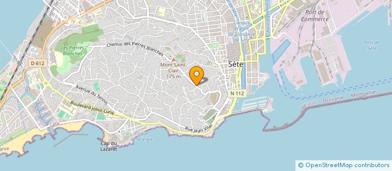 localisation de l'entreprise LE LAGON  SETE