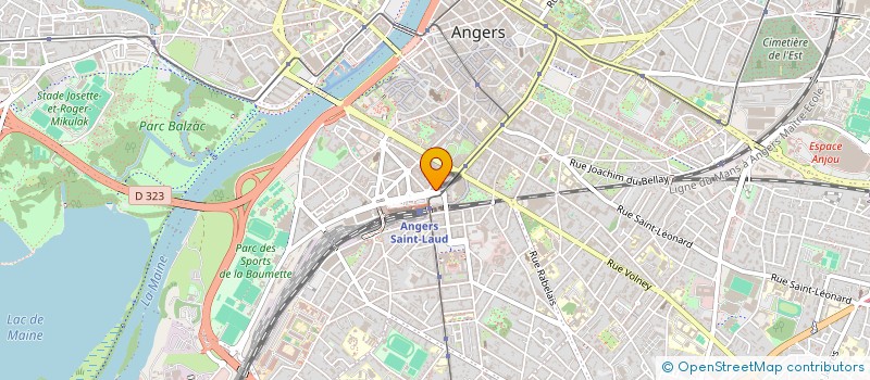 localisation de l'entreprise LE LAGON à ANGERS