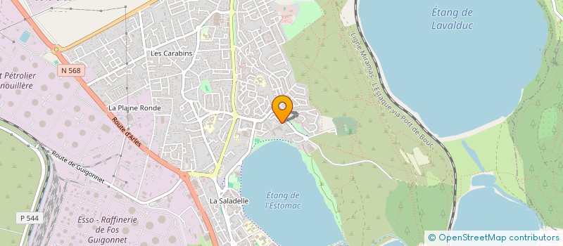 localisation de l'entreprise LE LAGON BLEU  FOS-SUR-MER