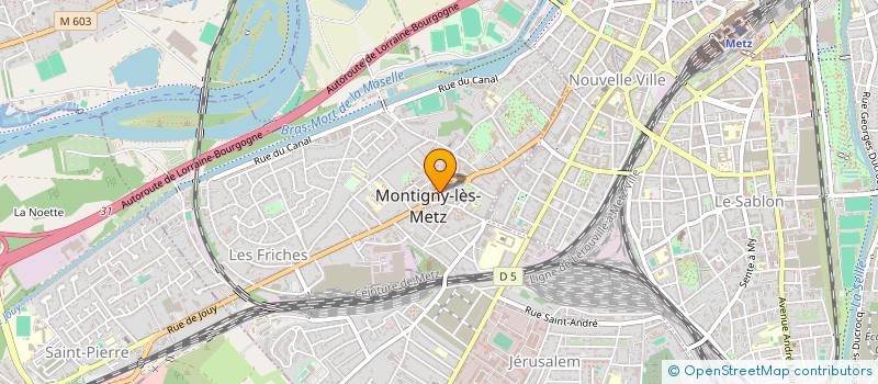 localisation de l'entreprise LE LAGON DU BIEN ETRE à MONTIGNY-LES-METZ