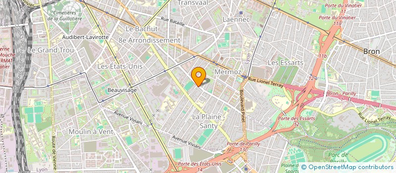 localisation de l'entreprise LE LAGON HERLAIN  LYON