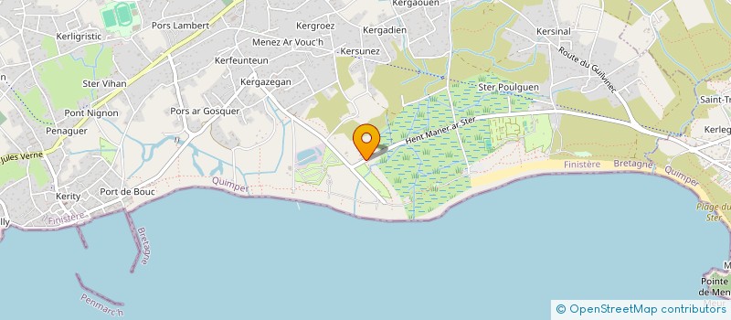 localisation de l'entreprise LE LAMA ZEBRE  PENMARCH