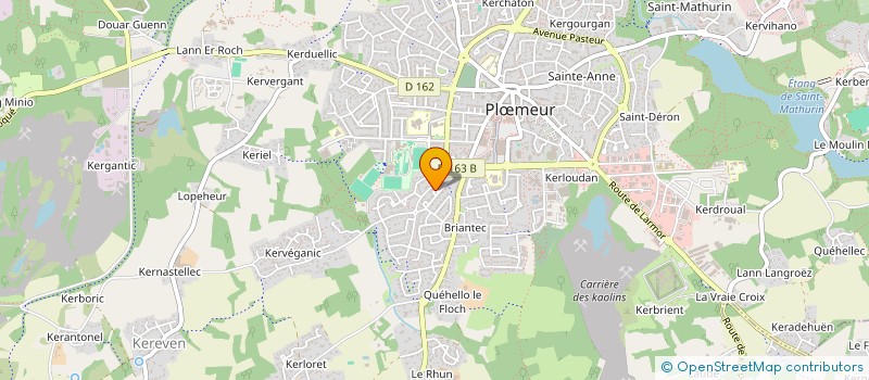 localisation de l'entreprise LE LAN COUVERTURE à PLOEMEUR