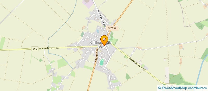 localisation de l'entreprise LE LANCELOT à CHILLEURS-AUX-BOIS
