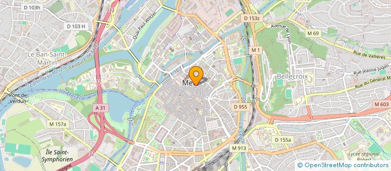 localisation de l'entreprise LE LANCELOT  METZ