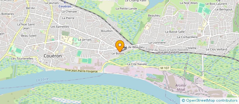 localisation de l'entreprise LE LANDREAU à COUERON