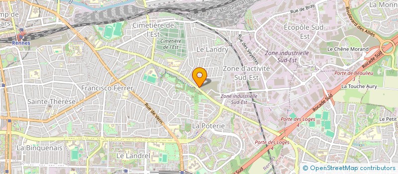localisation de l'entreprise LE LANDRY à RENNES