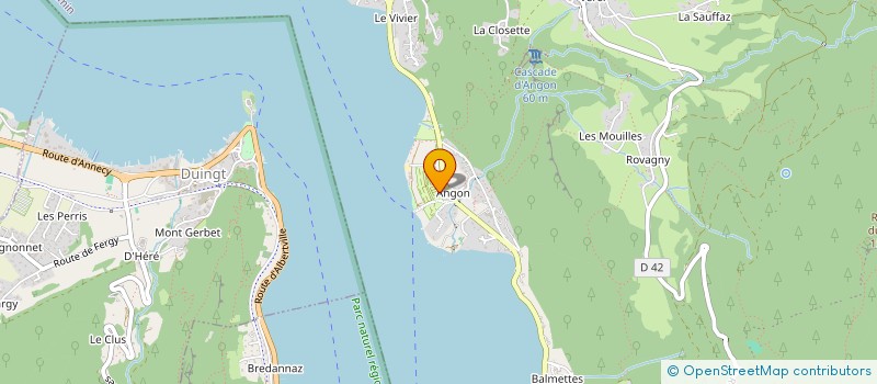 localisation de l'entreprise LE LANFONNET à TALLOIRES-MONTMIN