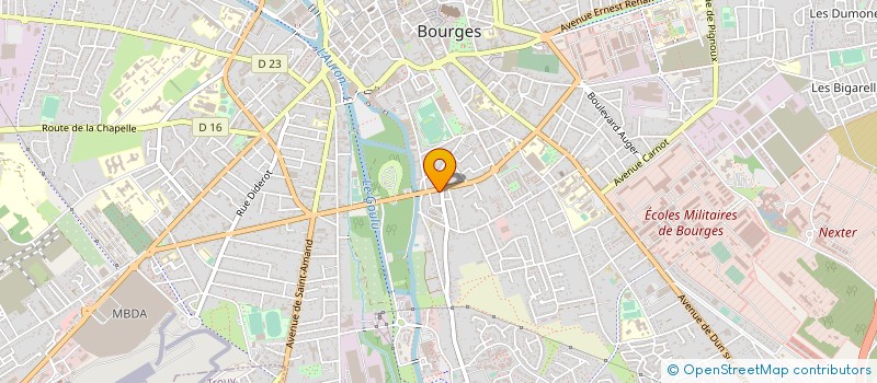 localisation de l'entreprise LE LANGAGE DES FLEURS  BOURGES