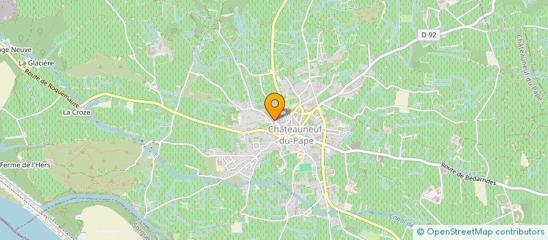 localisation de l'entreprise LE LANGOUSTIER  CHATEAUNEUF-DU-PAPE