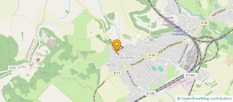 localisation de l'entreprise LE LANGRIER à HAUTE-AMANCE