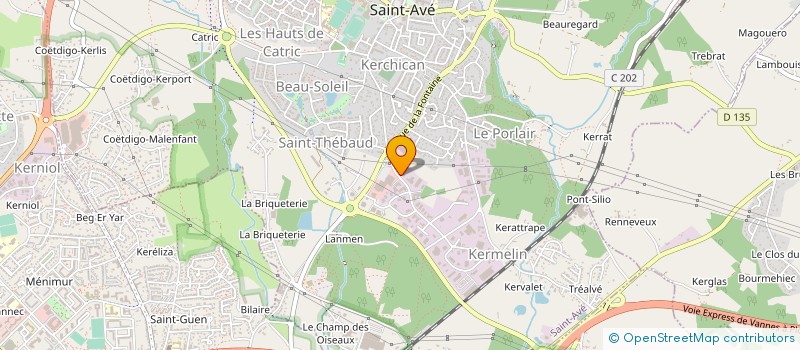 localisation de l'entreprise LE LANMEN à SAINT-AVE