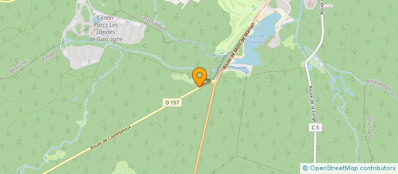 localisation de l'entreprise LE LAPIN BLANC  PINDERES