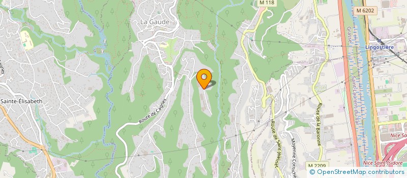 localisation de l'entreprise LE LAPOURDIER  LA GAUDE