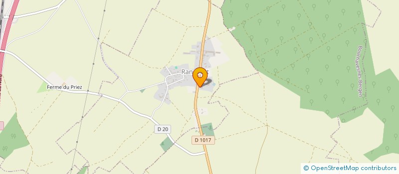 localisation de l'entreprise LE LAPS  RANCOURT