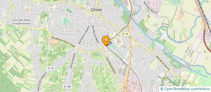localisation de l'entreprise LE LARRY ENCAS à OLIVET