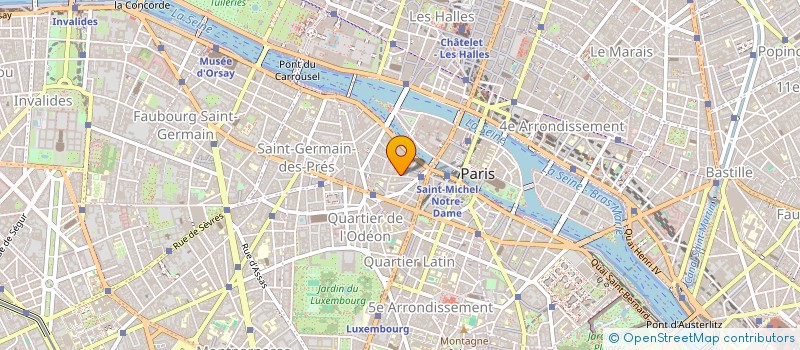 localisation de l'entreprise LE LATIN SAINT ANDRE  PARIS