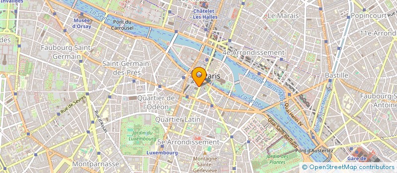 localisation de l'entreprise LE LATIN ST JACQUES à PARIS
