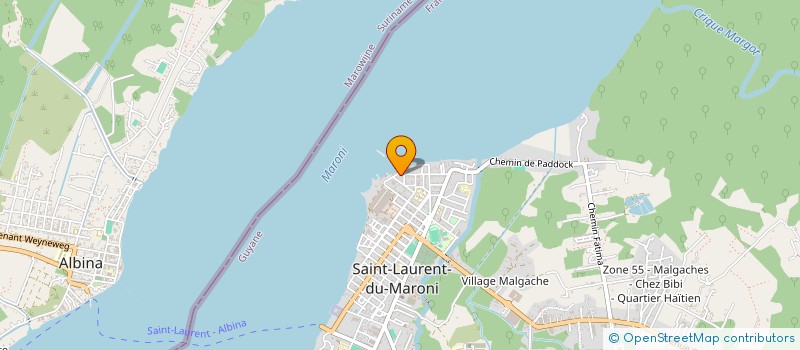 localisation de l'entreprise LE LATINO  SAINT-LAURENT-DU-MARONI