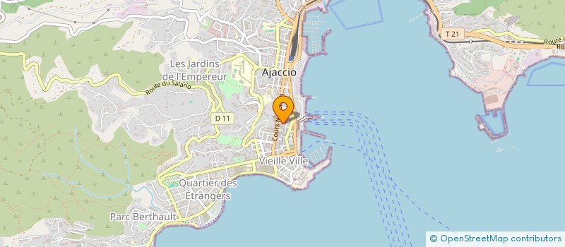 localisation de l'entreprise LE LATINO à AJACCIO