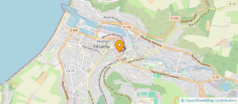 localisation de l'entreprise LE LAURENSS  FECAMP