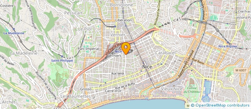 localisation de l'entreprise LE LAURIER BLANC à NICE