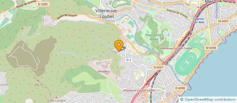localisation de l'entreprise LE LAUZET à VILLENEUVE-LOUBET