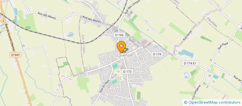 localisation de l'entreprise LE LAV'PUB  LAVENTIE