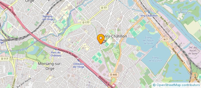 localisation de l'entreprise LE LAVAGE à VIRY-CHATILLON