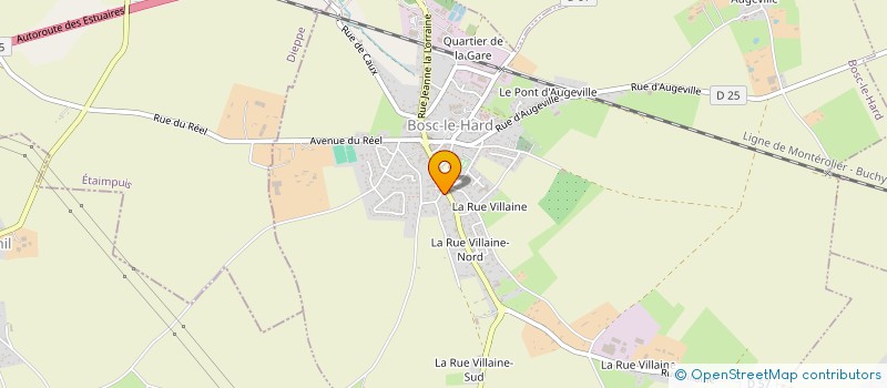localisation de l'entreprise LE LAVANDIN  BOSC-LE-HARD