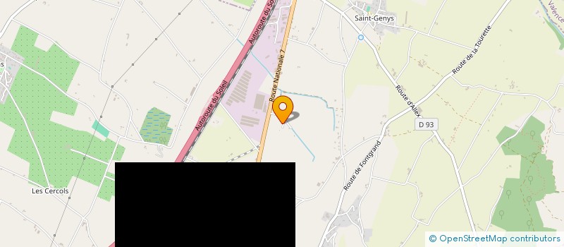 localisation de l'entreprise LE LAVANDOU  LIVRON SUR DROME