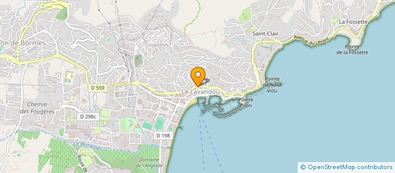 localisation de l'entreprise LE LAVANDOU à LE LAVANDOU