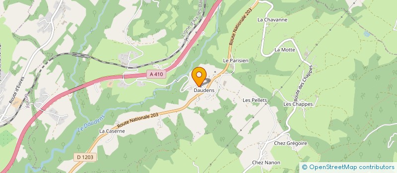 localisation de l'entreprise LE LAVENAY  LA ROCHE-SUR-FORON