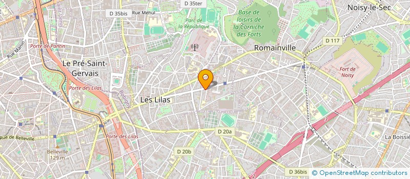 localisation de l'entreprise LE LAVOIR à LES LILAS