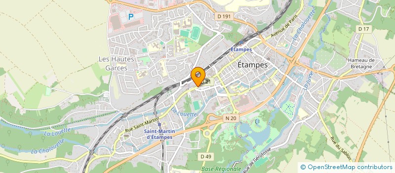 localisation de l'entreprise LE LAVOIR  ETAMPES