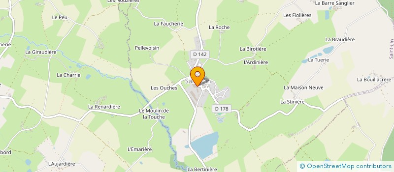 localisation de l'entreprise LE LAVOIR  SAIVRES