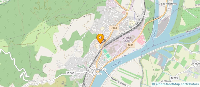 localisation de l'entreprise LE LAVOIR  LA VOULTE-SUR-RHONE